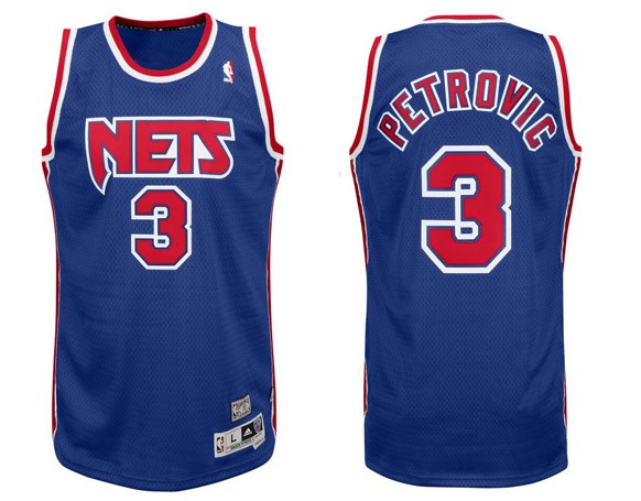 Camiseta Drazen Petrovic Nets NBA