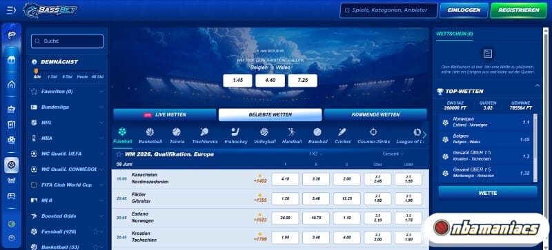 Bassbet Screenshot