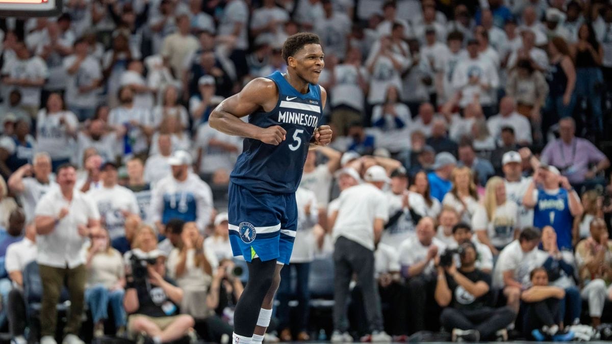 anthony edwards begeistert bei den timberwolves