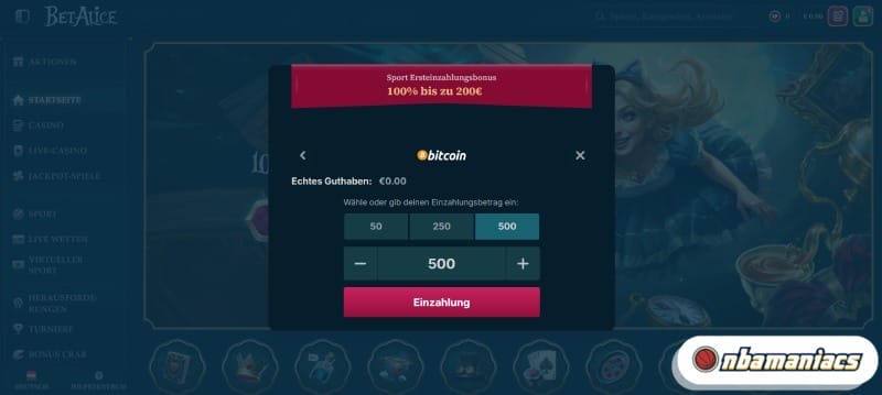 Wettanbieter mit Krypto Einzahlung