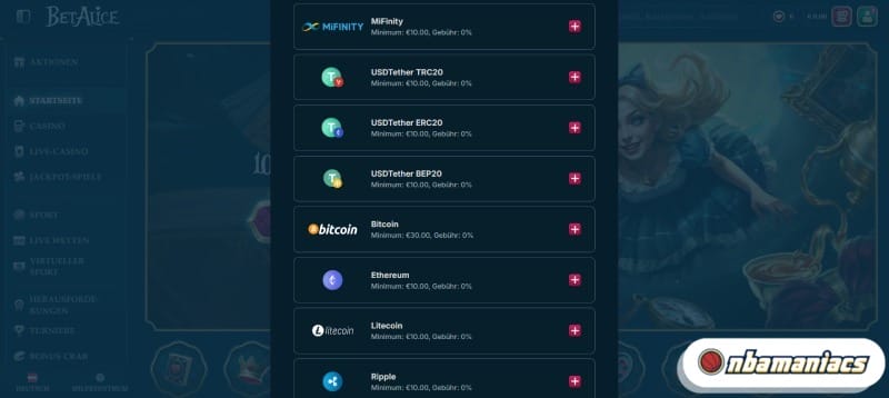 Sportwetten mit Kryptowährungen 