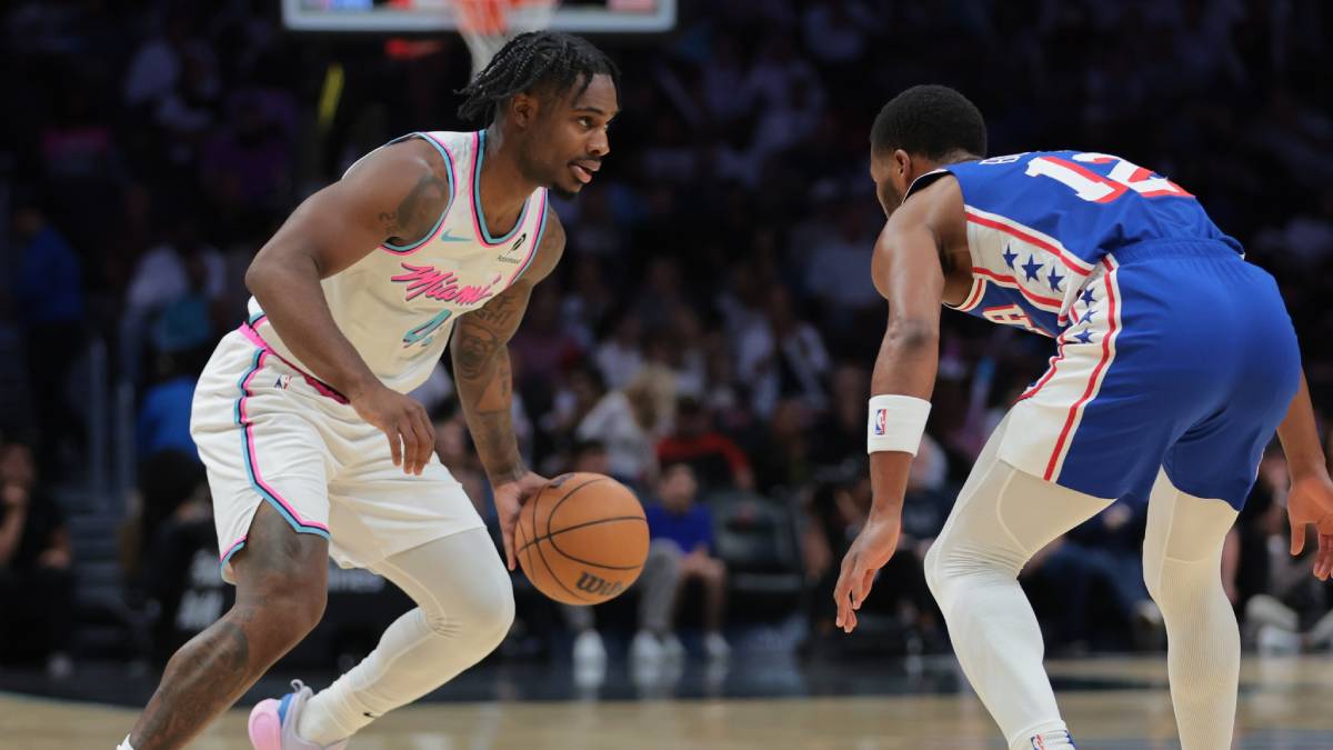 davion mitchell gl anzt im heat 76ers duell