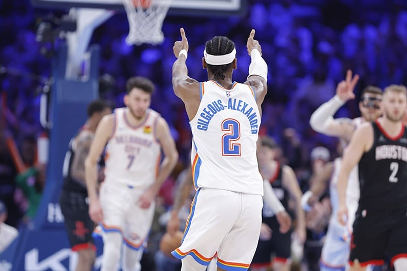 gilgeous alexander f uhrt thunder zum sieg