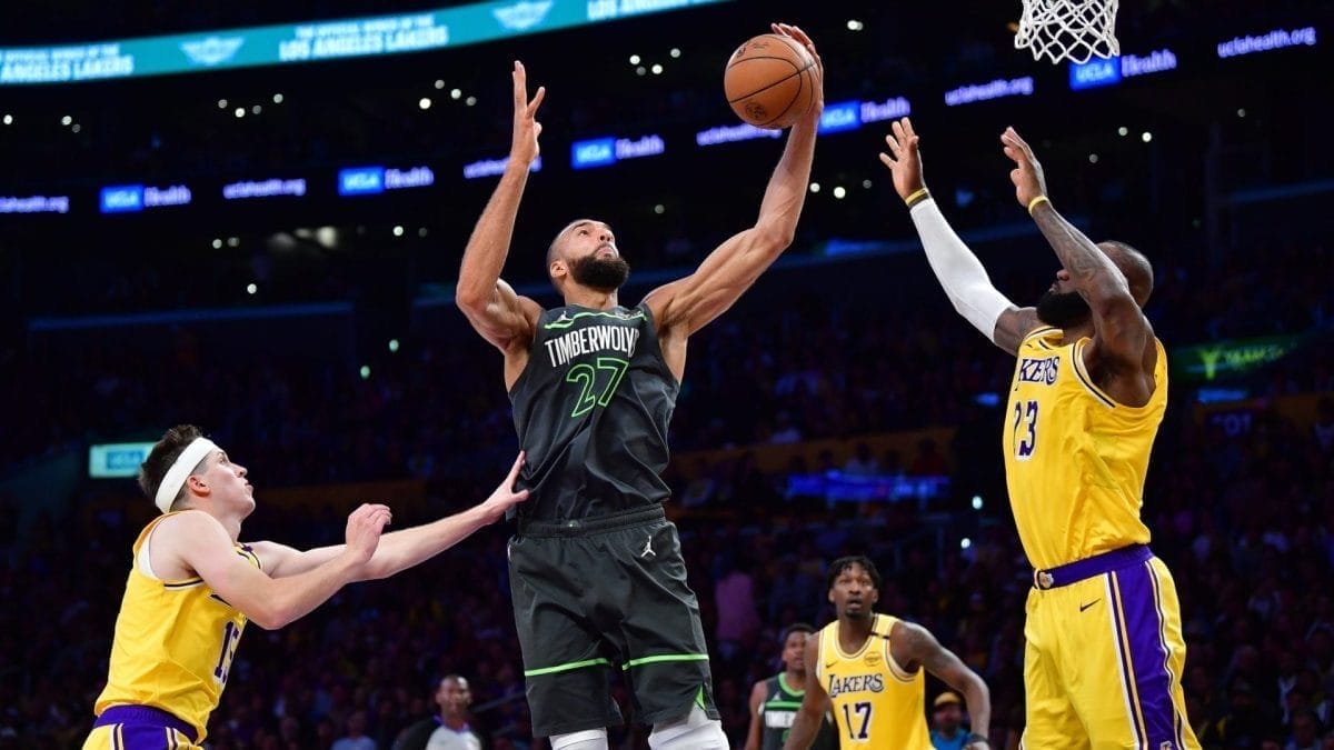 gobert f uhrt die timberwolves in spiel 5 gegen die lakers
