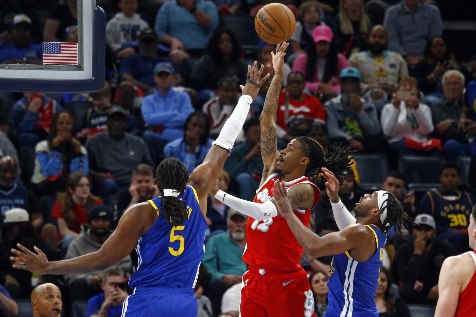 ja morant entfacht grizzlies gegen warriors