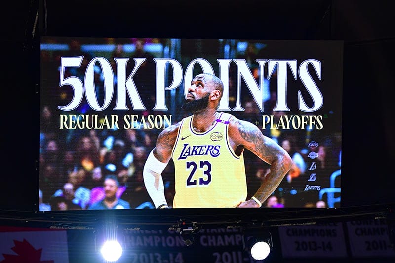 lebron james dominiert f ur die lakers