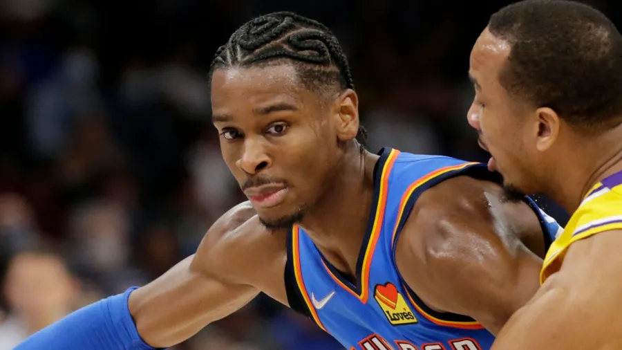 shai gilgeous alexander besiegt lakers in l a