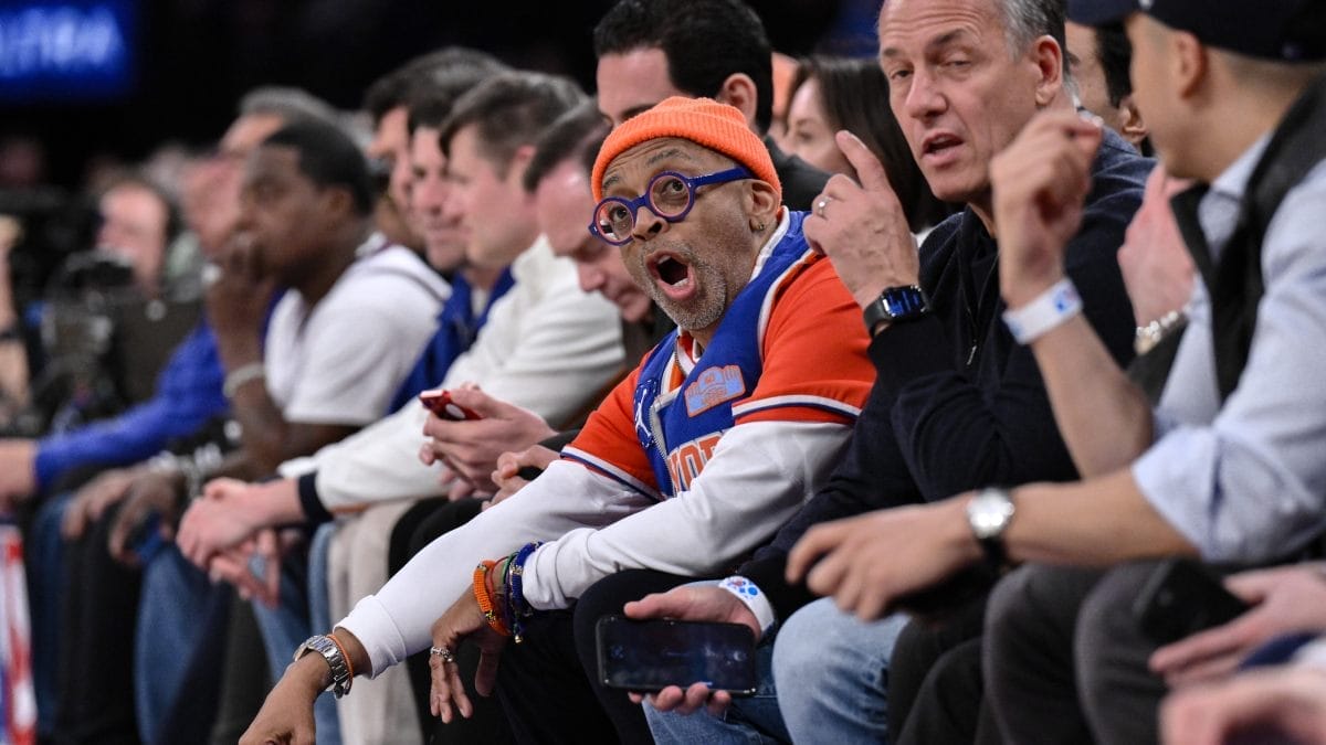 spike lee bejubelt knicks im msg
