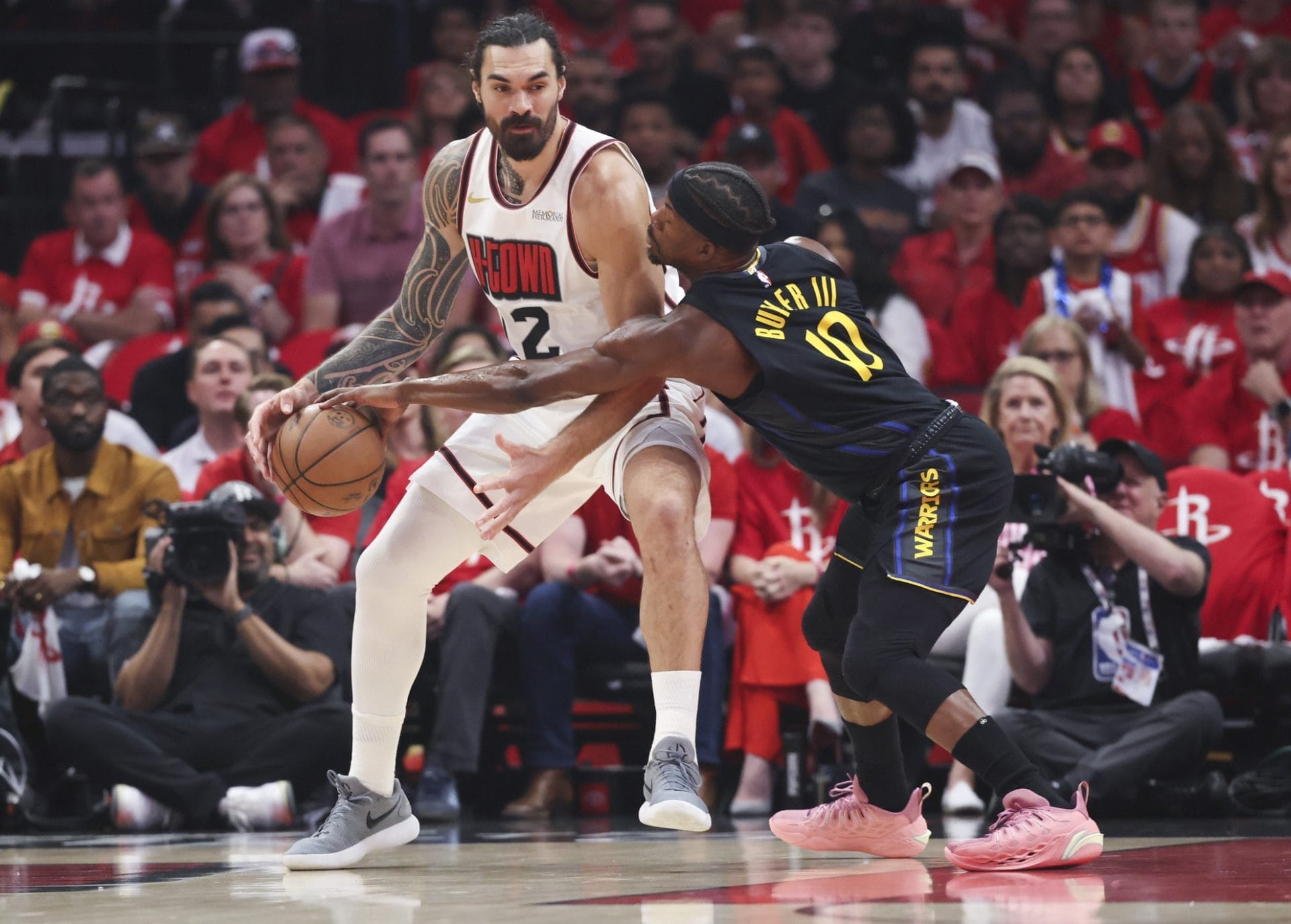 steven adams rockets fordern warriors 2025 heraus