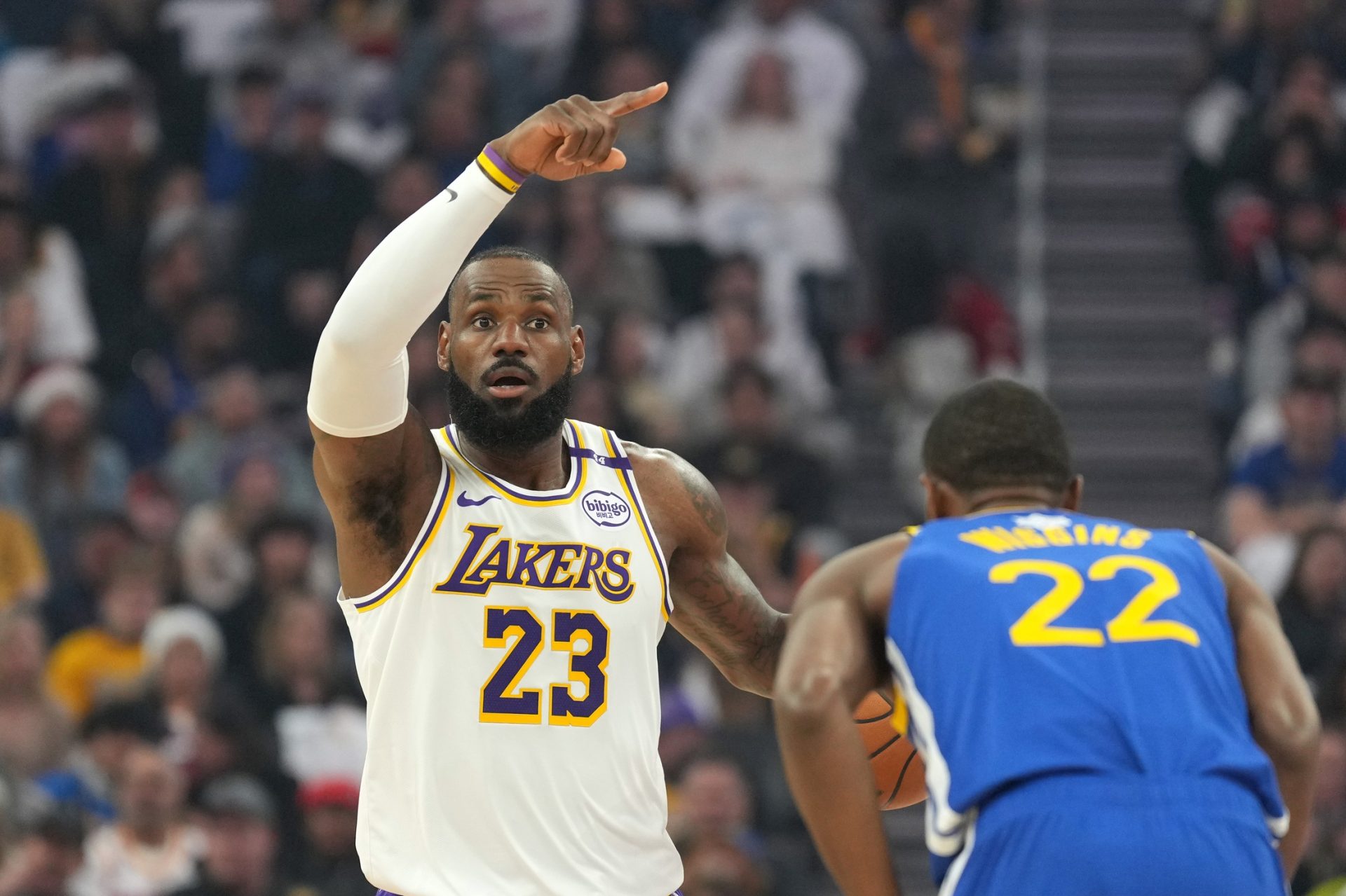 lebron und lakers demontieren warriors daheim