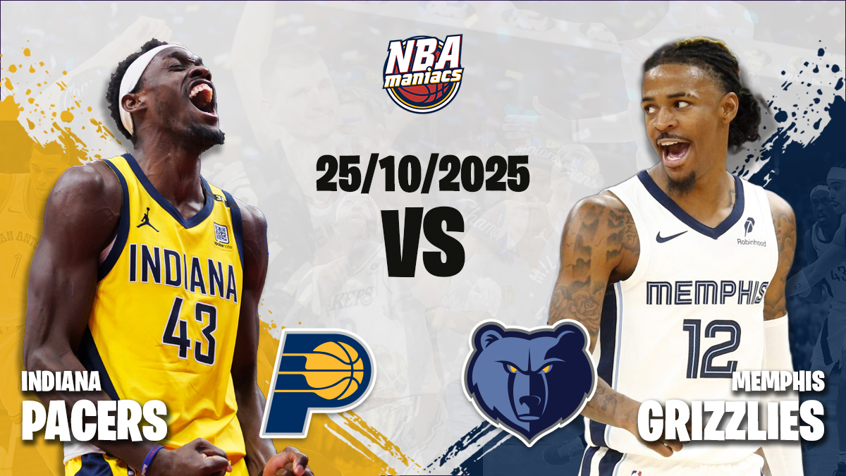 pacers fordern grizzlies am 25 oktober 2025