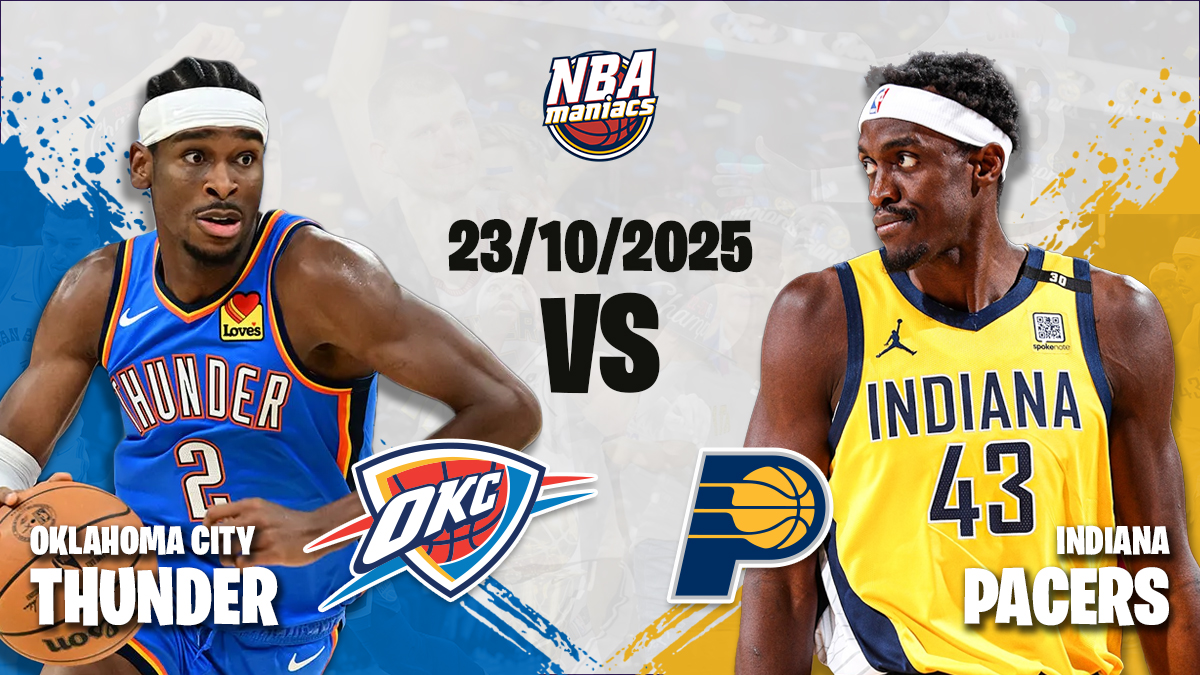 thunder treffen auf pacers am 23 oktober 2025