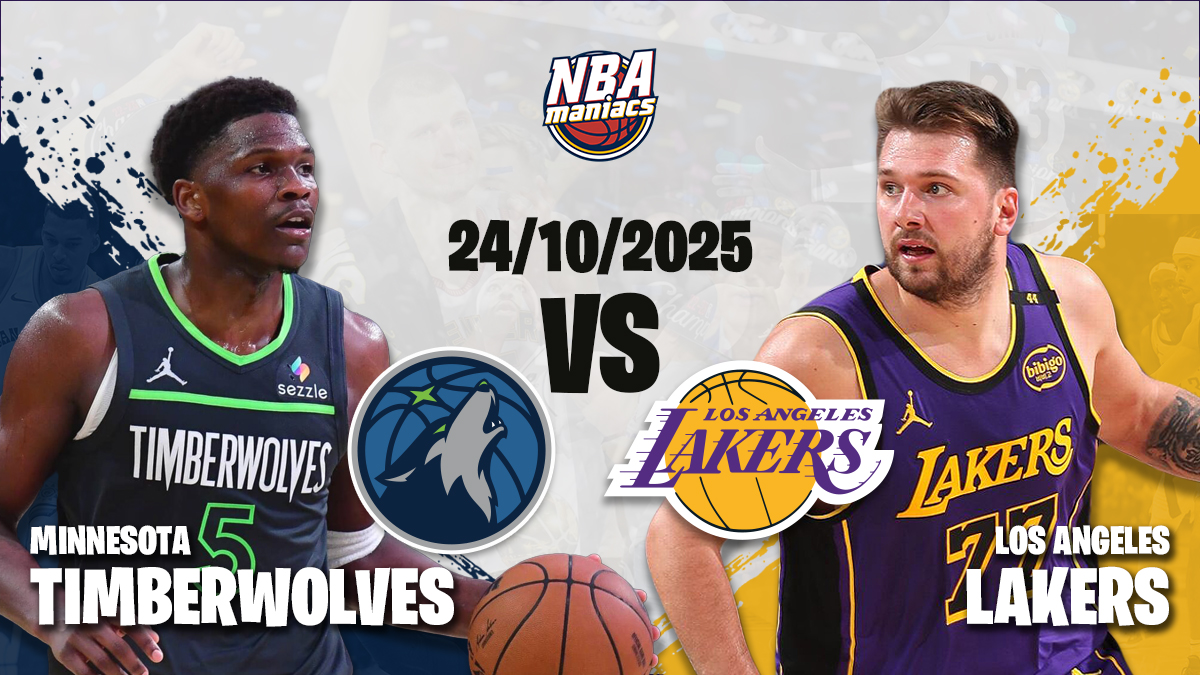 timberwolves fordern die lakers am 24 oktober 2025