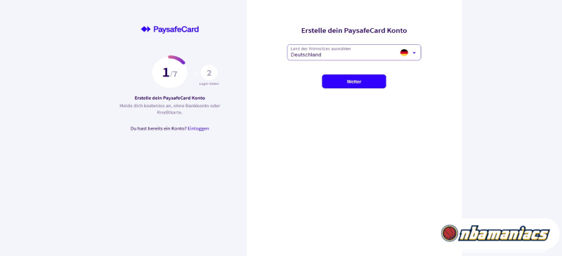 Konto Registrierung Paysafecard Konto Registrierung Paysafecard