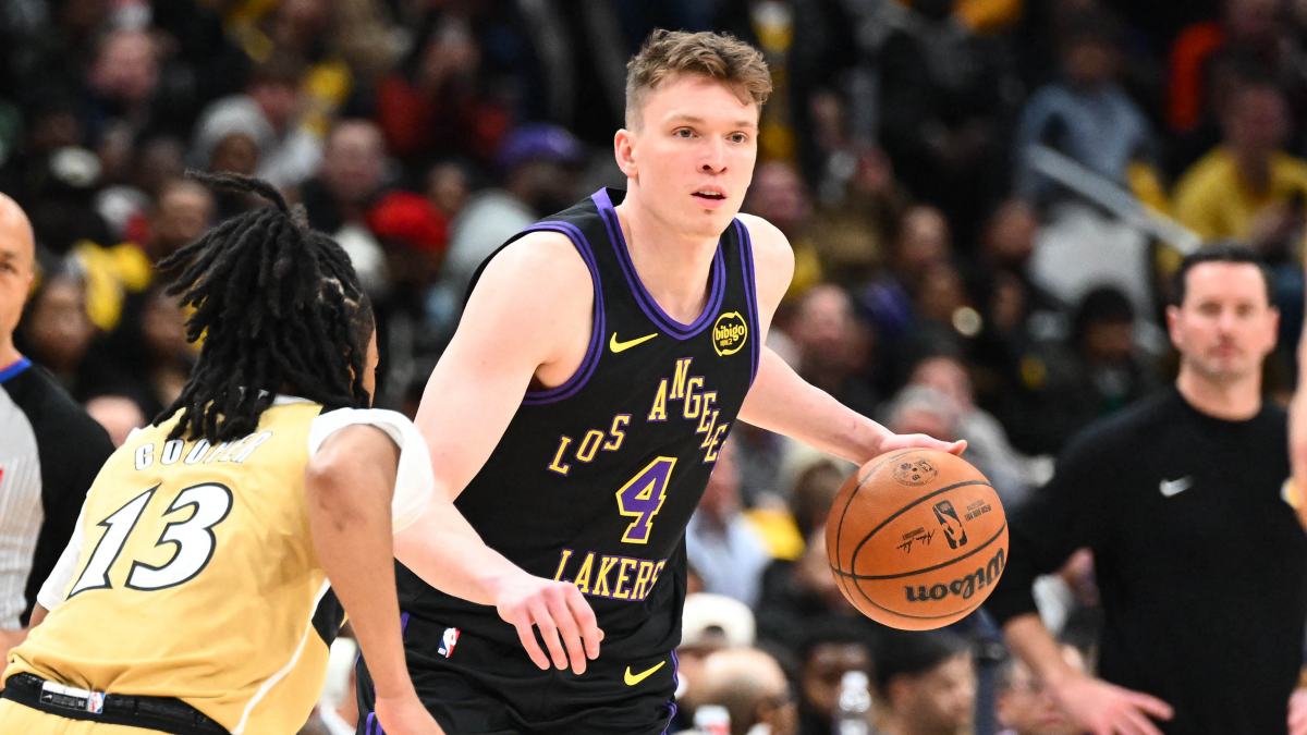 Dalton Knecht bei einem Spiel für die Lakers.