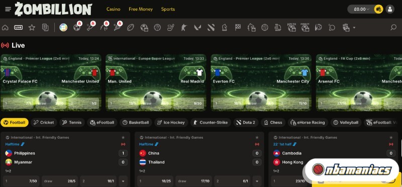 Place your bets at Zombillion!