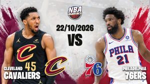 The 76ers vs Cavaliers is coming