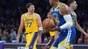 Luka Doncic had a run-in with Lendeborg