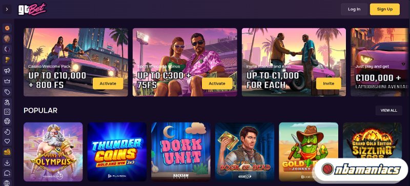 GTbet Screenshot