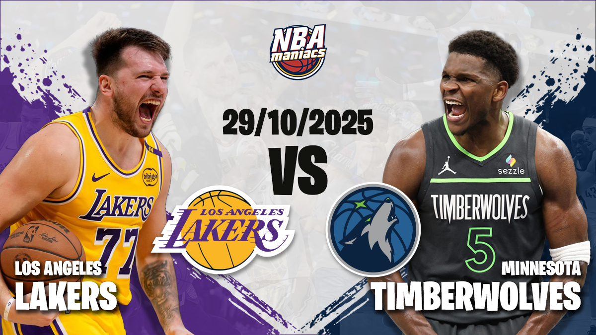 lakers treffen timberwolves op 29 oktober 2025