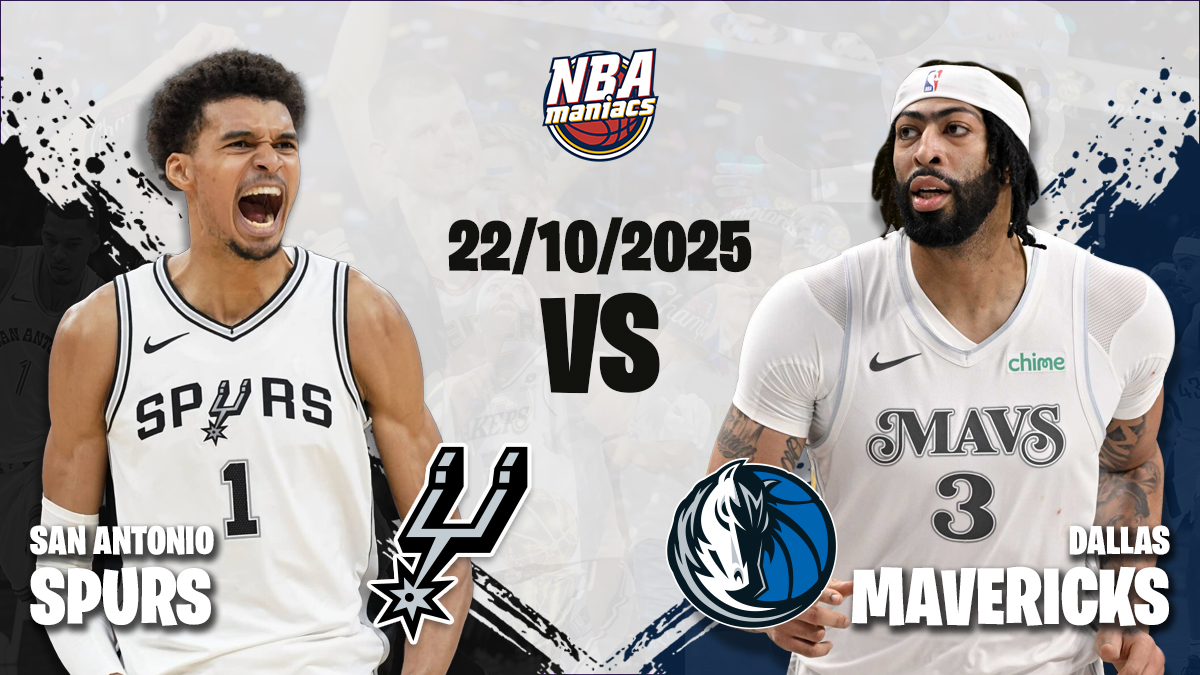 spurs treffen mavs op 22 oktober 2025