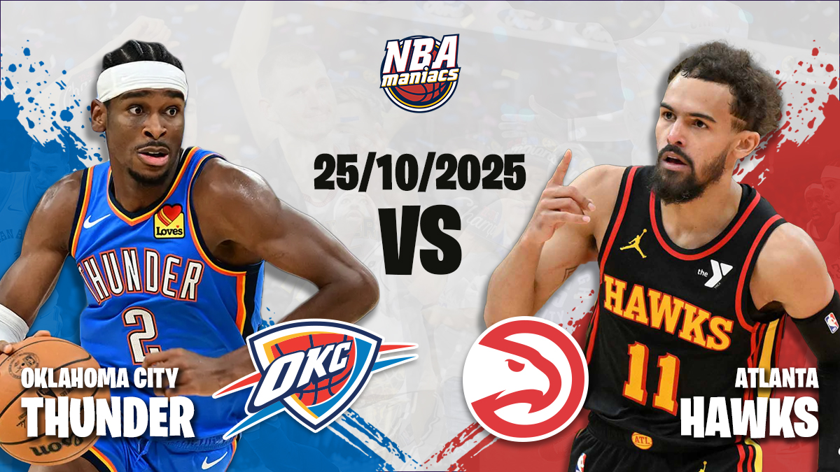 thunder en hawks botsen op 25 oktober 2025