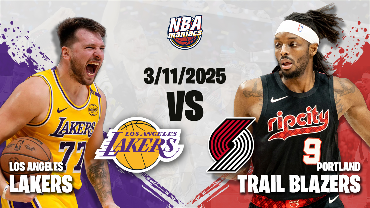 lakers treffen blazers op 3 november