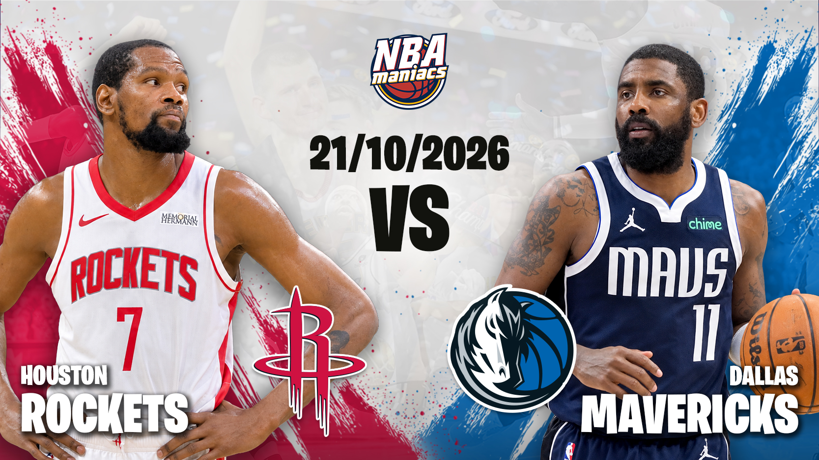 Texaans duel tussen Mavericks en Rockets
