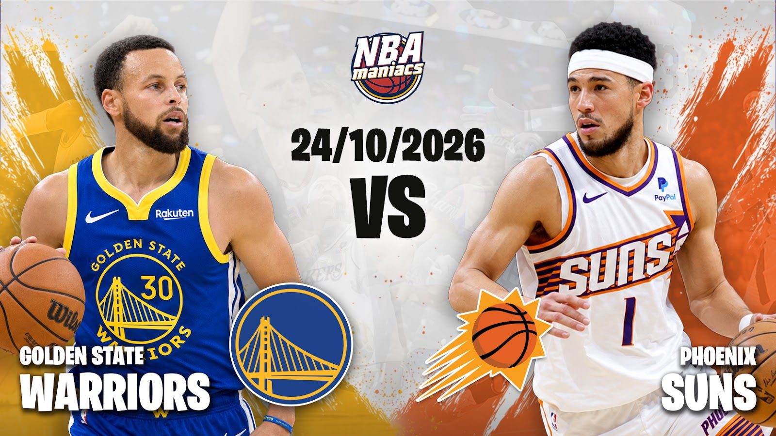 Preview Suns vs Warriors 24 oktober 2026.