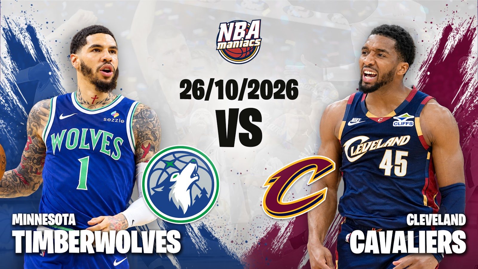 Preview Cavaliers vs Timberwolves 26 oktober 2026.
