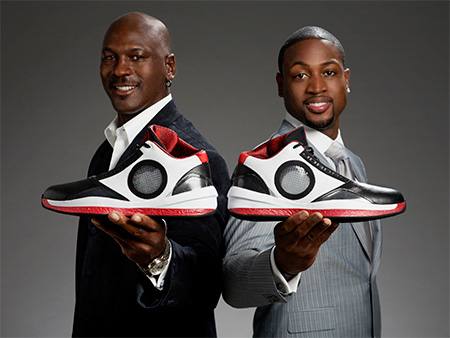 Michael Jordan y Dwyane Wade