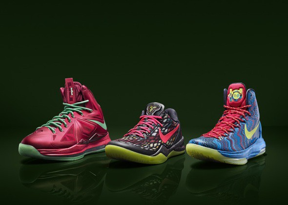 Nike muestra las zapatillas de Navidad de Kobe, Durant y LeBron