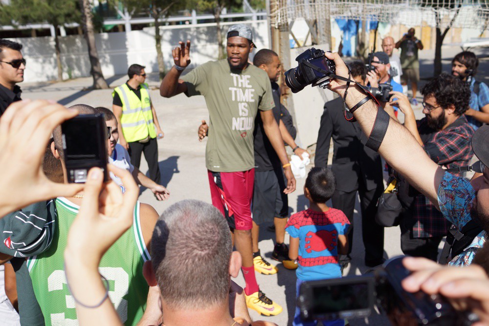 Así ha sido el primer día #readyornot de Kevin Durant en Barcelona