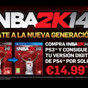 2K anuncia una oferta exclusiva de NBA 2K14 para usuarios de Playstation en España