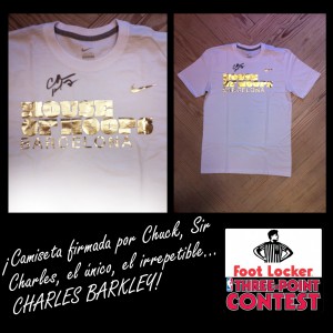 Sorteo de una camiseta firmada de Charles Barkley