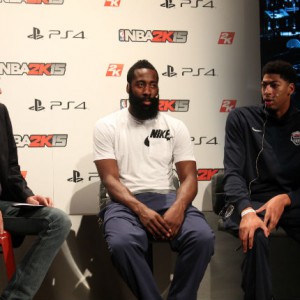 Davis y Harden, los invitados a la presentación del NBA 2K15 en Madrid