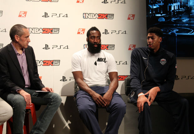 Davis y Harden, los invitados a la presentación del NBA 2K15 en Madrid