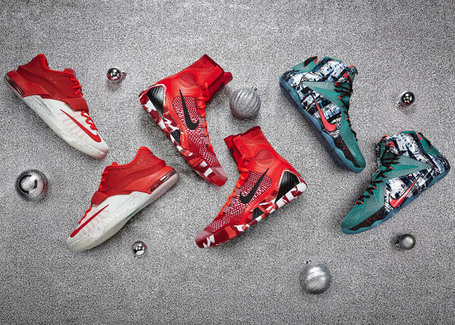 presenta las zapatillas de Navidad de LeBron, Kobe y Durant