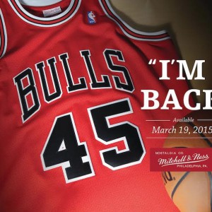 Edición limitada de la camiseta de Michael Jordan con el número 45 para celebrar el 20 aniversario