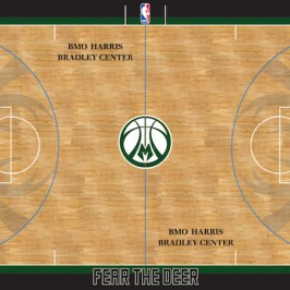 Los Milwaukee Bucks lucirán un parqué alternativo