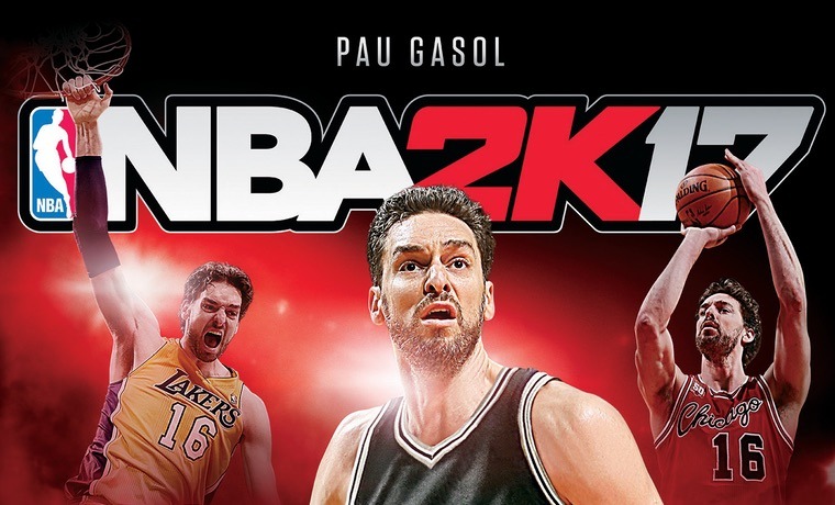 Pau Gasol será portada de NBA 2K17 en España