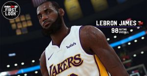 LeBron y su media en el 2K19: "No está mal para un viejo como yo"