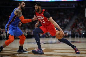 Otra bestialidad de Davis: 44 puntos y 18 rebotes para tumbar a OKC