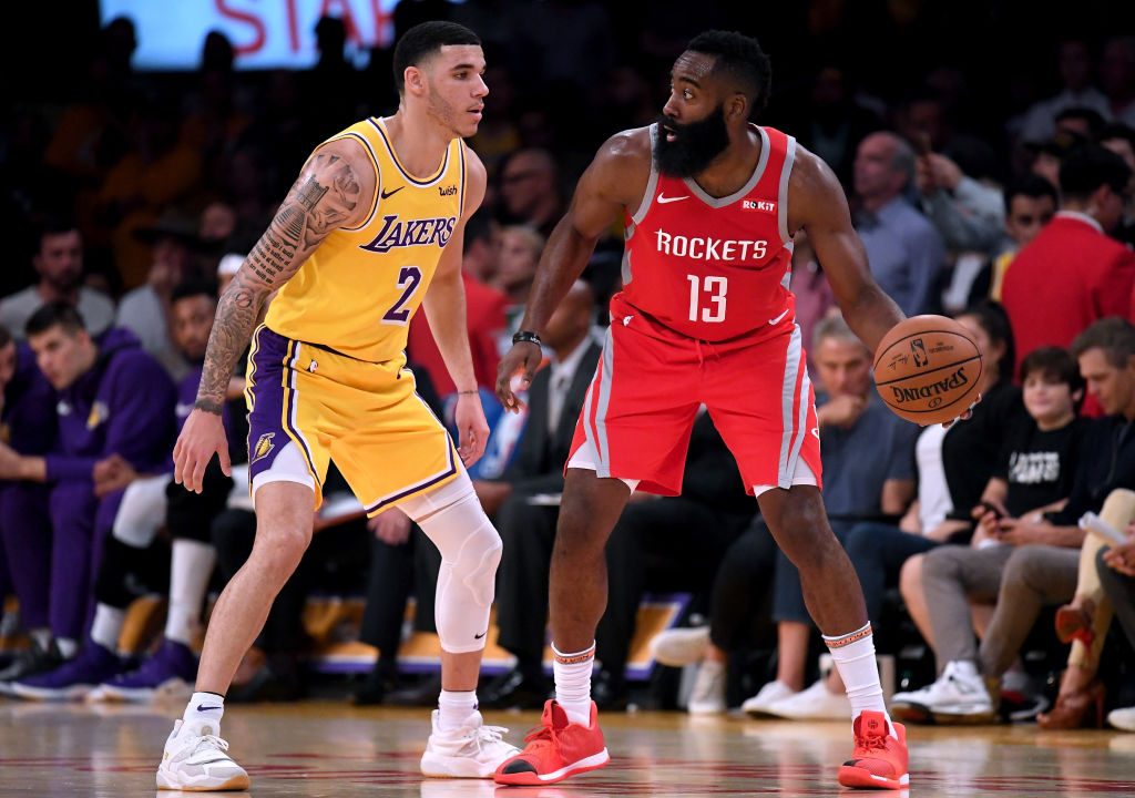James Harden y Eric Gordon acaban con el buen trabajo de los Lakers