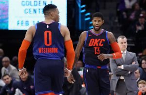 Bestiales George y Westbrook para imponerse a los Bucks