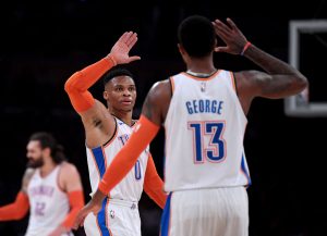 La dupla George-Westbrook aniquila a Portland