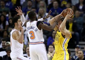 Klay Thompson anota 43 puntos ante los Knicks