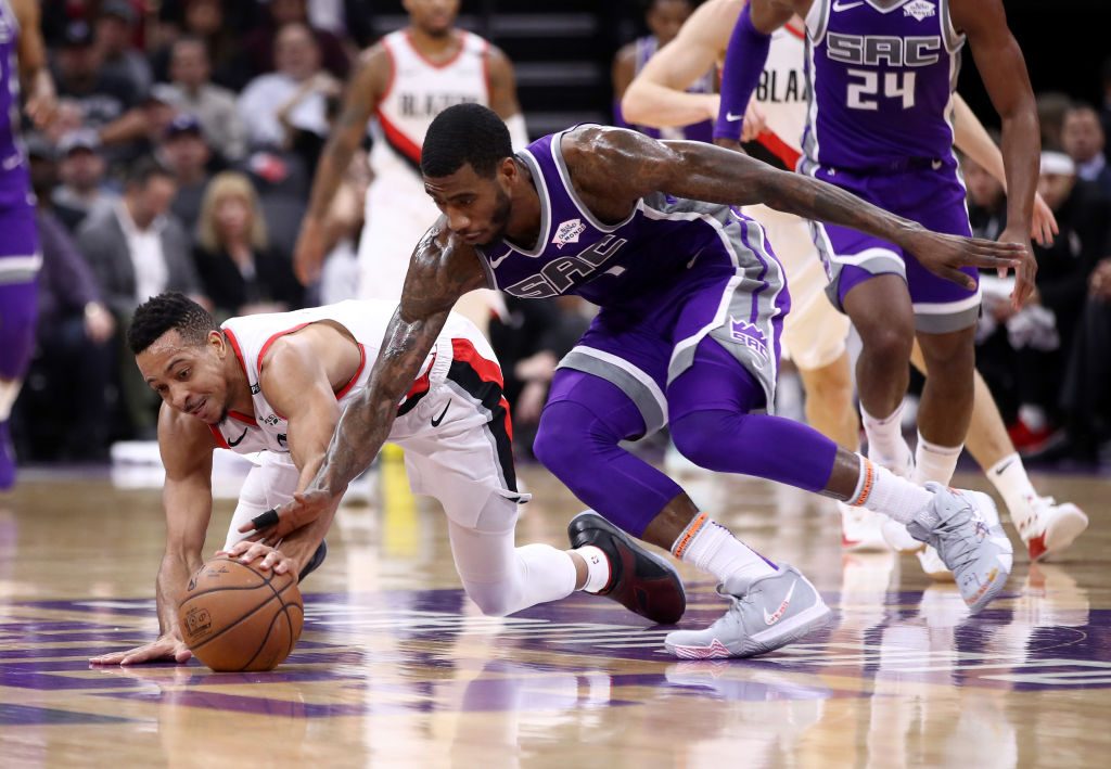 Shumpert se fue al vestuario de Portland a por Jusuf Nurkic