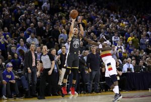 Nuevo récord de triples: 43 anotados en el partido entre Warriors y Pelicans