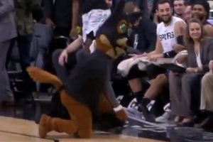 ‘The Coyote’ se viste de Batman y captura un murciélago en pleno partido